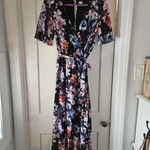 Floral Wrap Dress